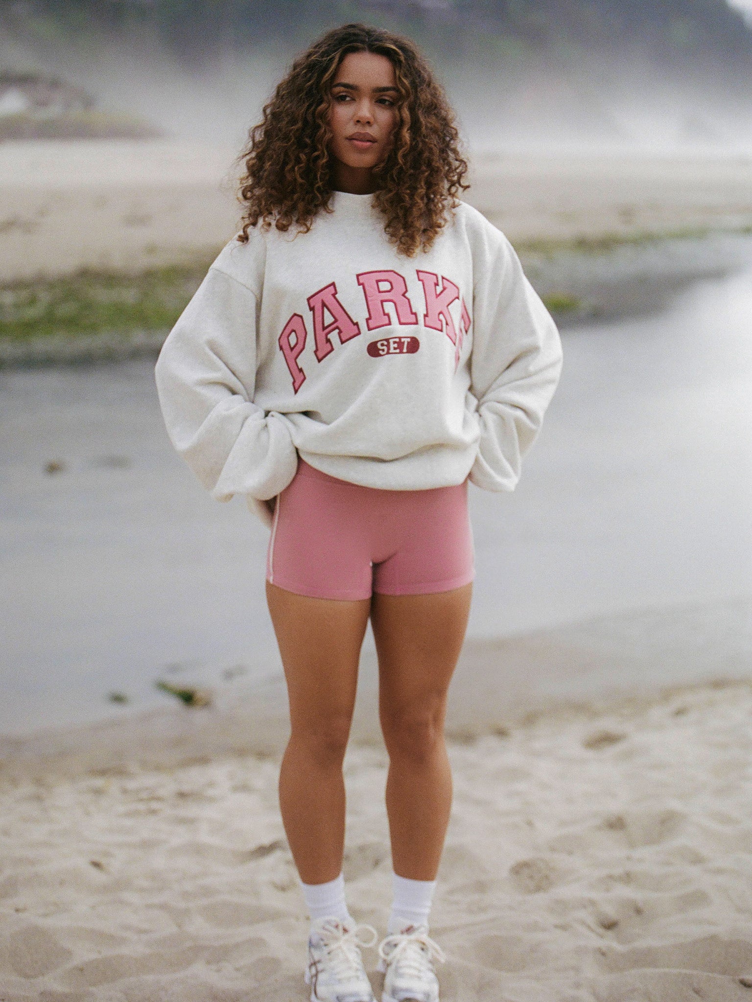 SET X PARKE VARSITY MOCKNECK - BAKED/RHUBARB - Image 2