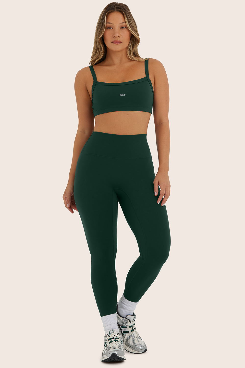 SPORTBODY® SPORTY HIGH-RISE LEGGINGS - BEETLE - Image 2