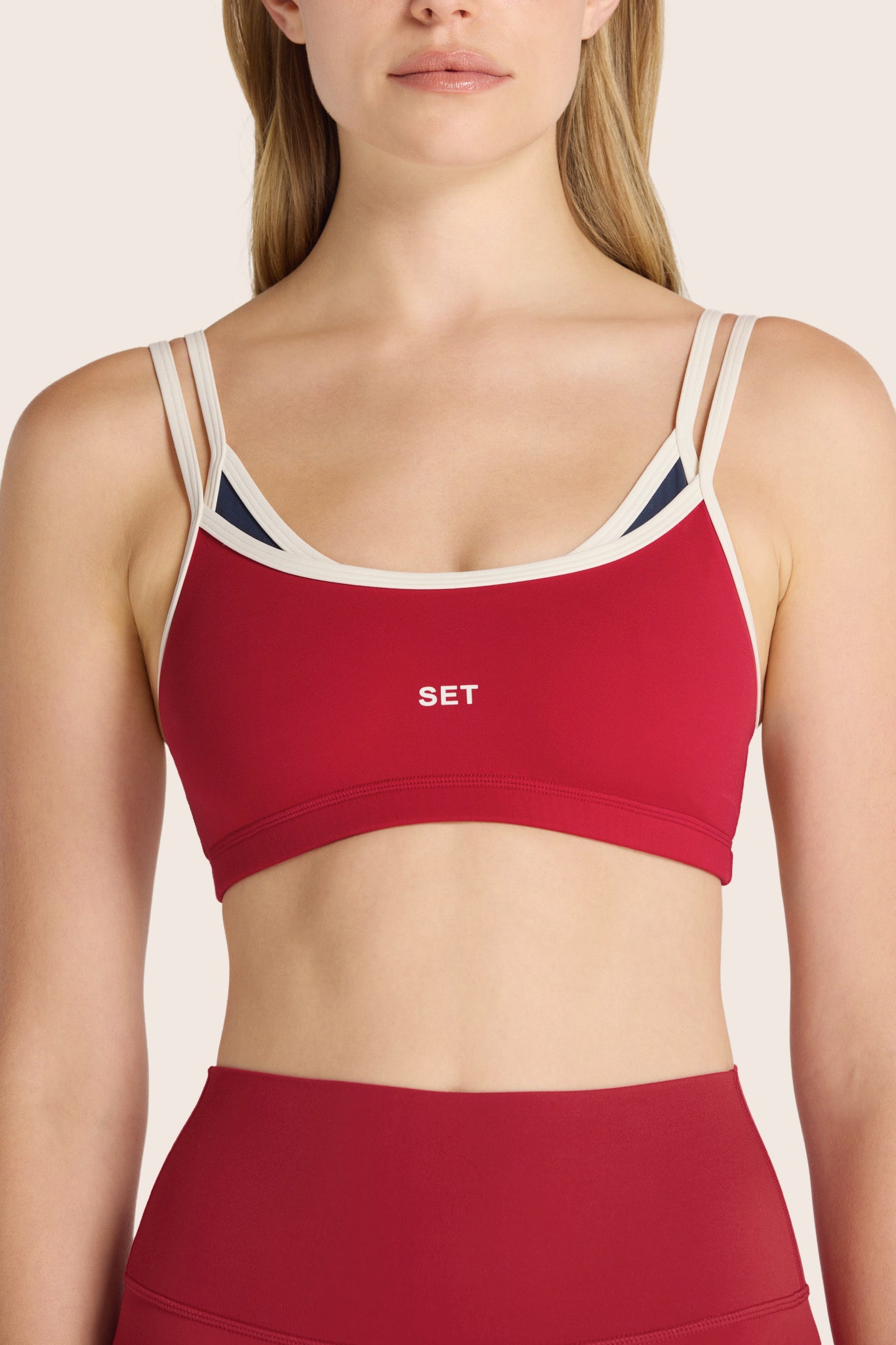 AIRLUXE BREATHE LAYERED MOVE BRA - LADYBUG - Image 4