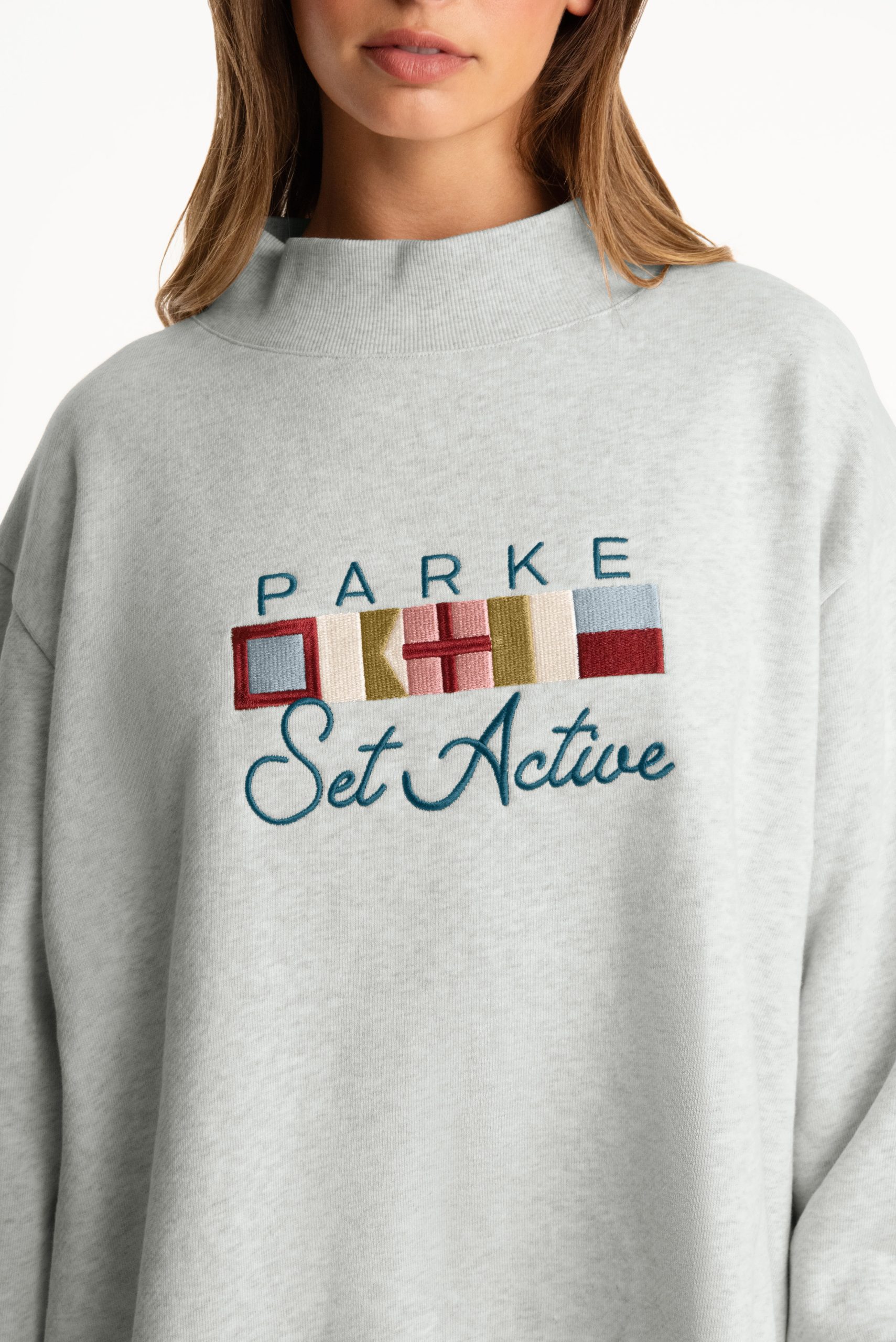 SET X PARKE FLAGSHIP MOCKNECK - PARKE CLASSIC GREY - Image 4