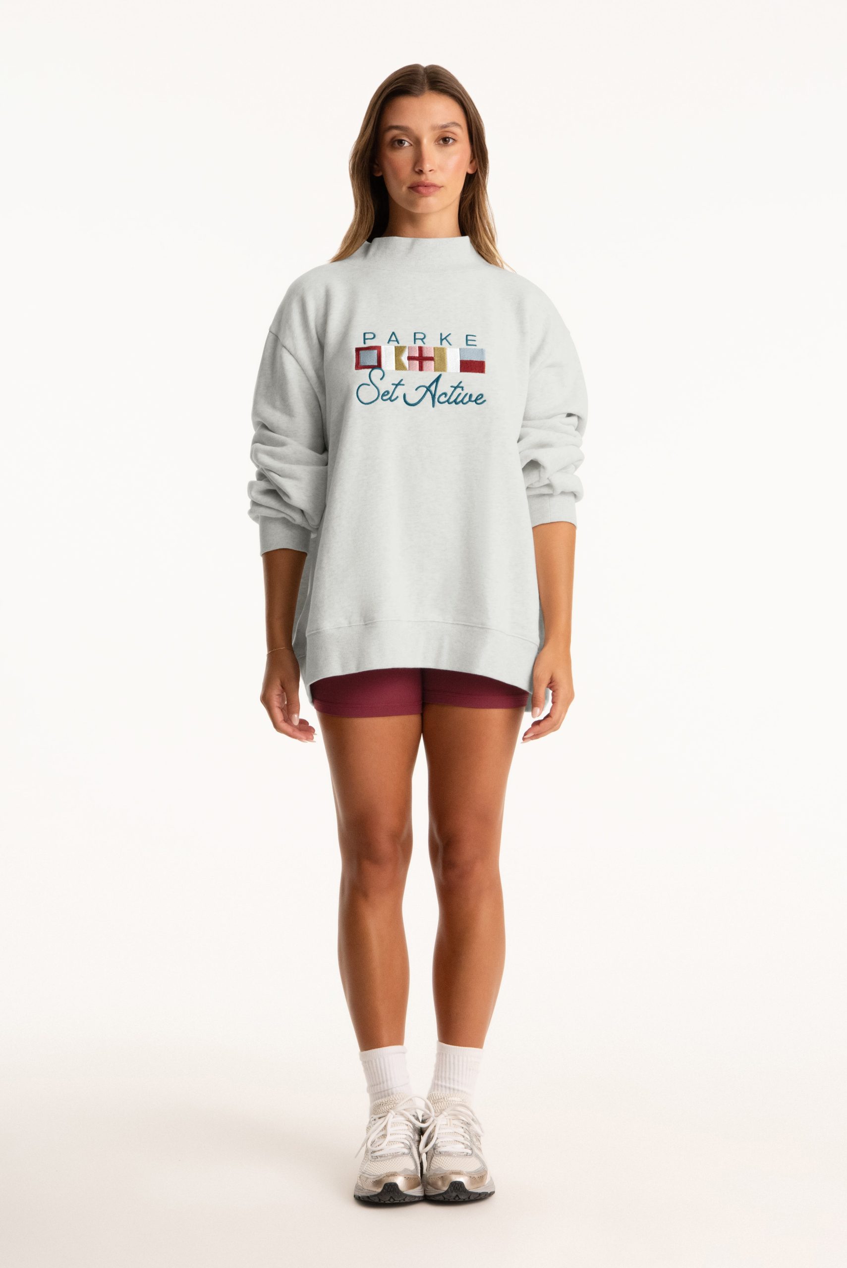 SET X PARKE FLAGSHIP MOCKNECK - PARKE CLASSIC GREY - Image 2