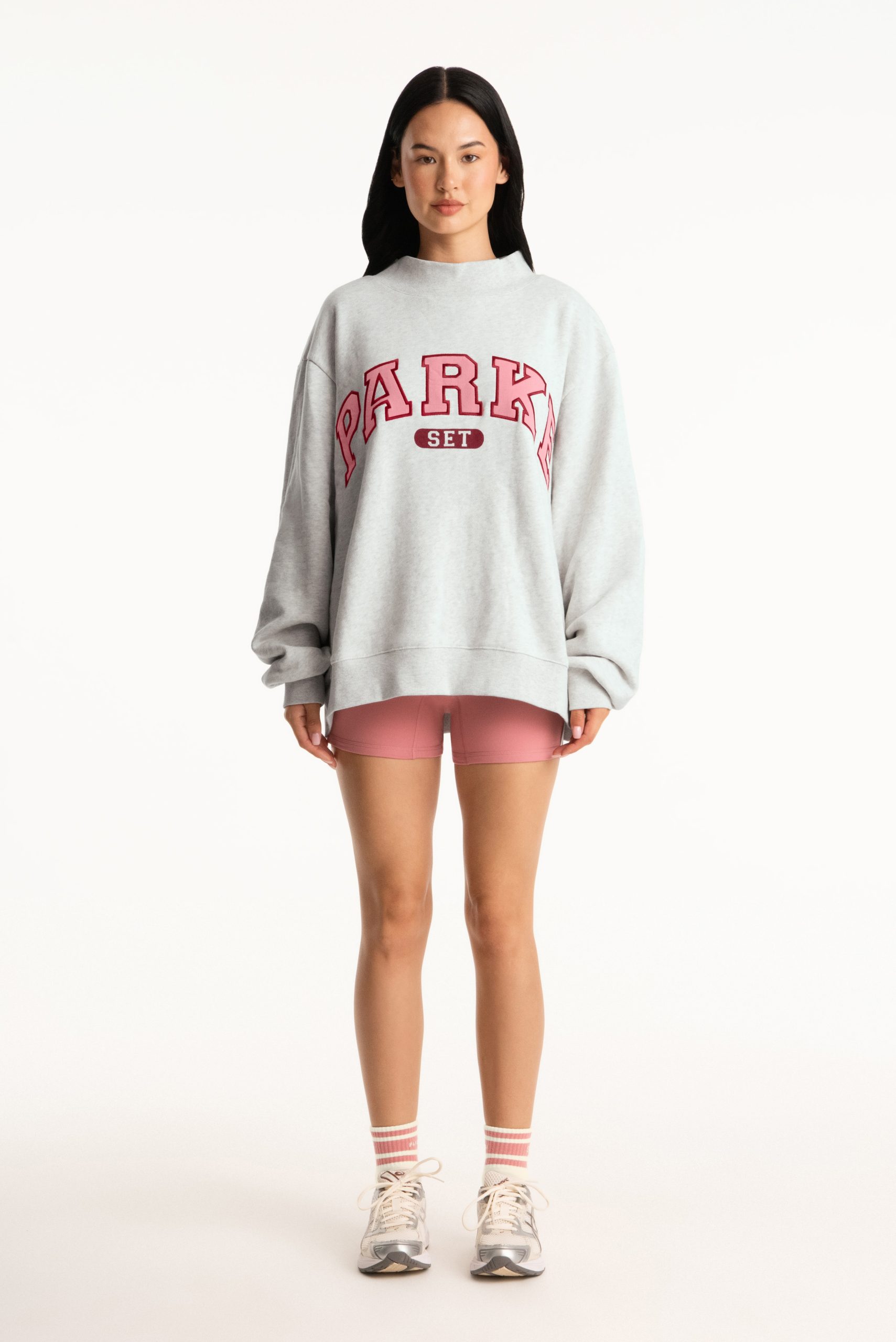 SET X PARKE VARSITY MOCKNECK - BAKED/RHUBARB - Image 3