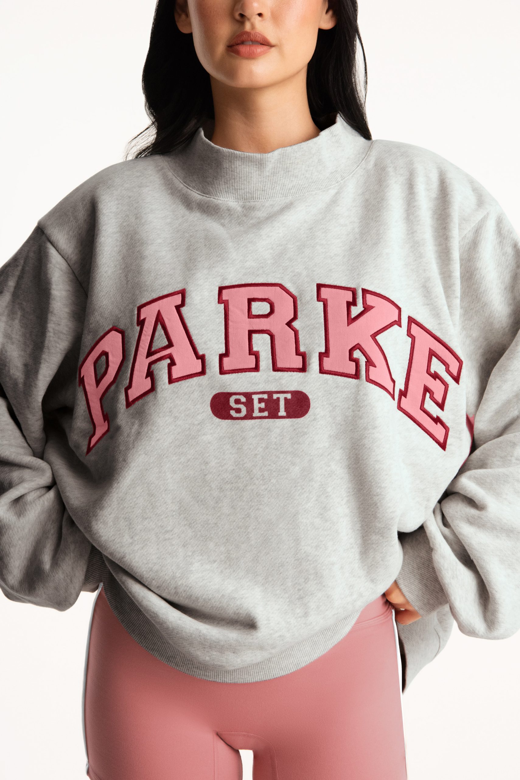 SET X PARKE VARSITY MOCKNECK - BAKED/RHUBARB - Image 5