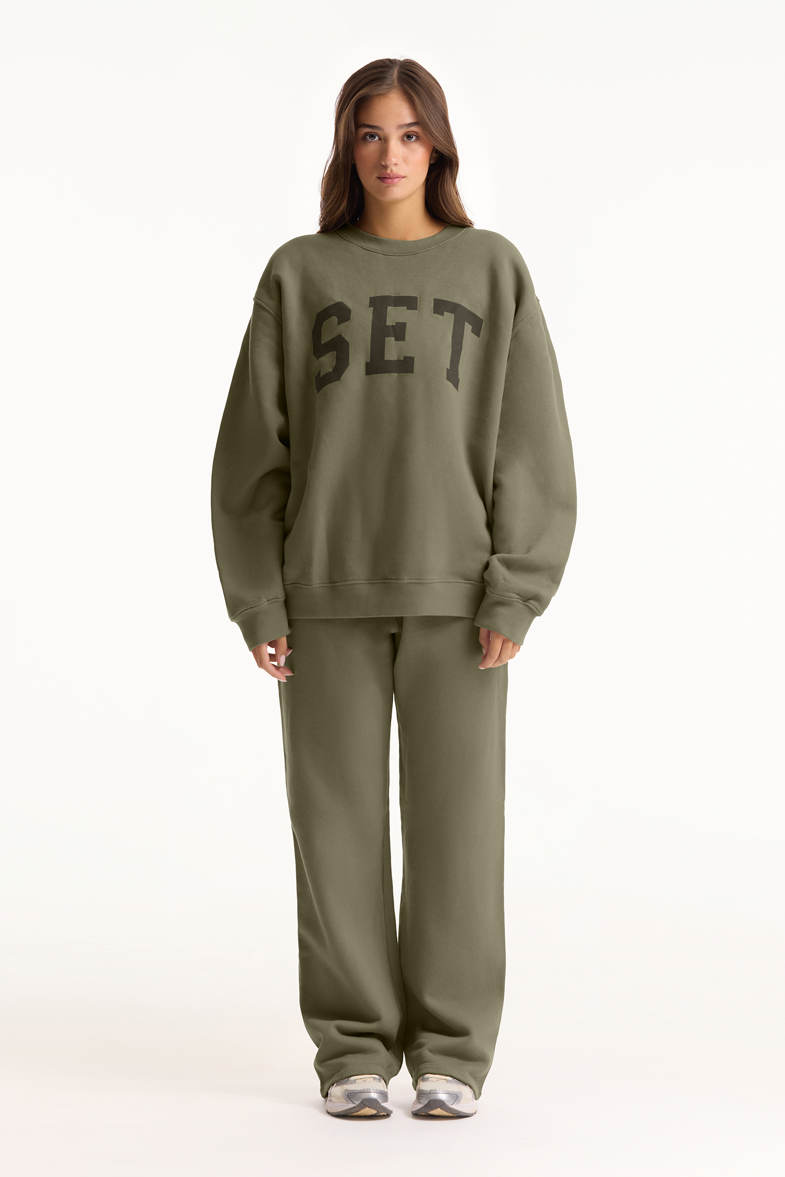 MIDWEIGHT SWEATS STAPLE STRAIGHT LEG SWEATPANTS - SURGE - Image 2