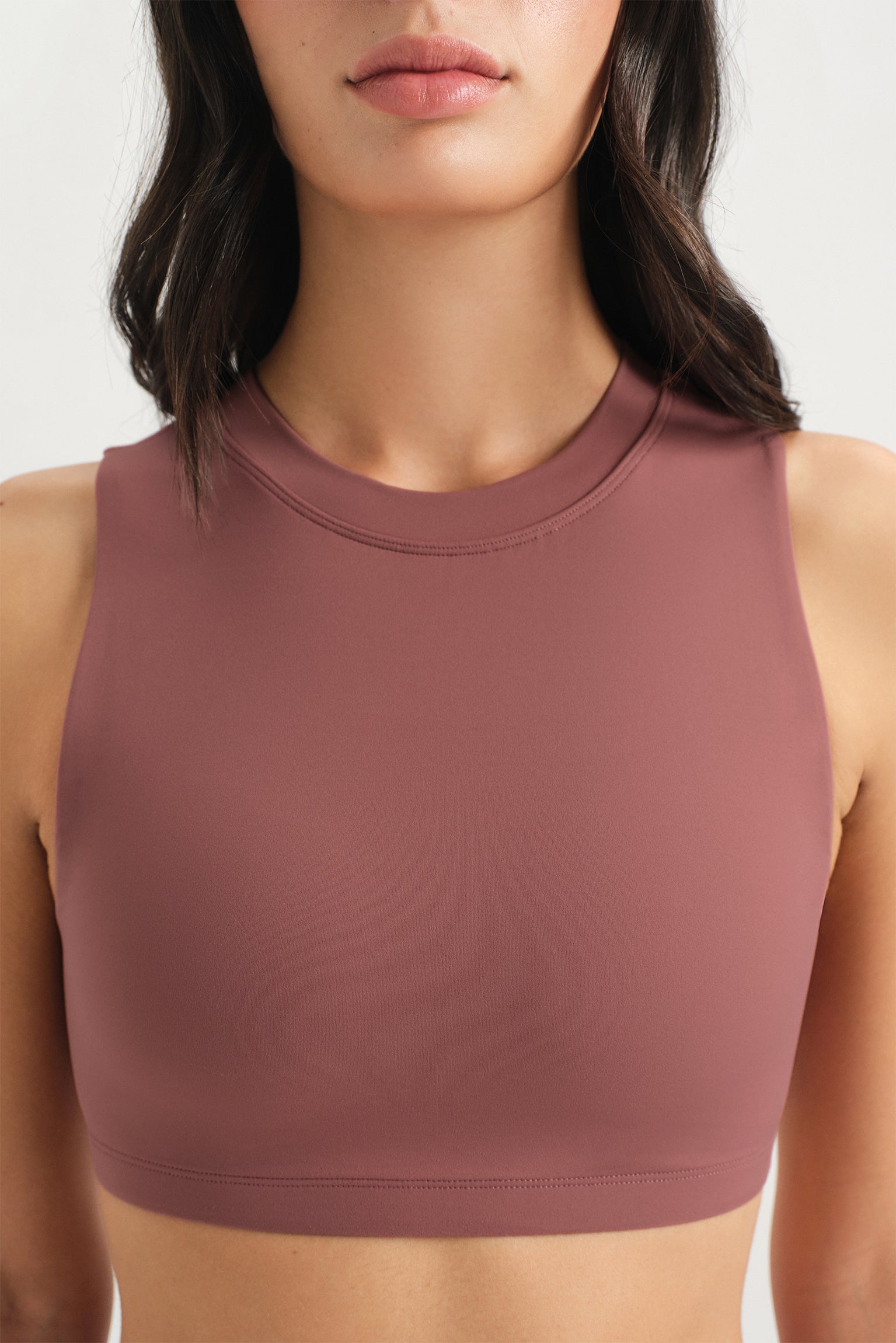 AIRLUXE BREATHE CROP LEAN BRA - EMBER - Image 5