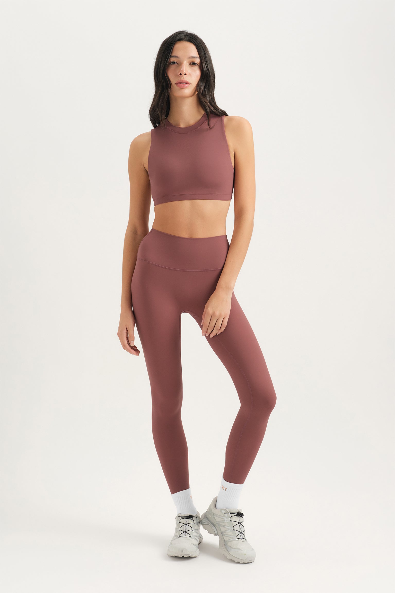 AIRLUXE BREATHE CROP LEAN BRA - EMBER - Image 3