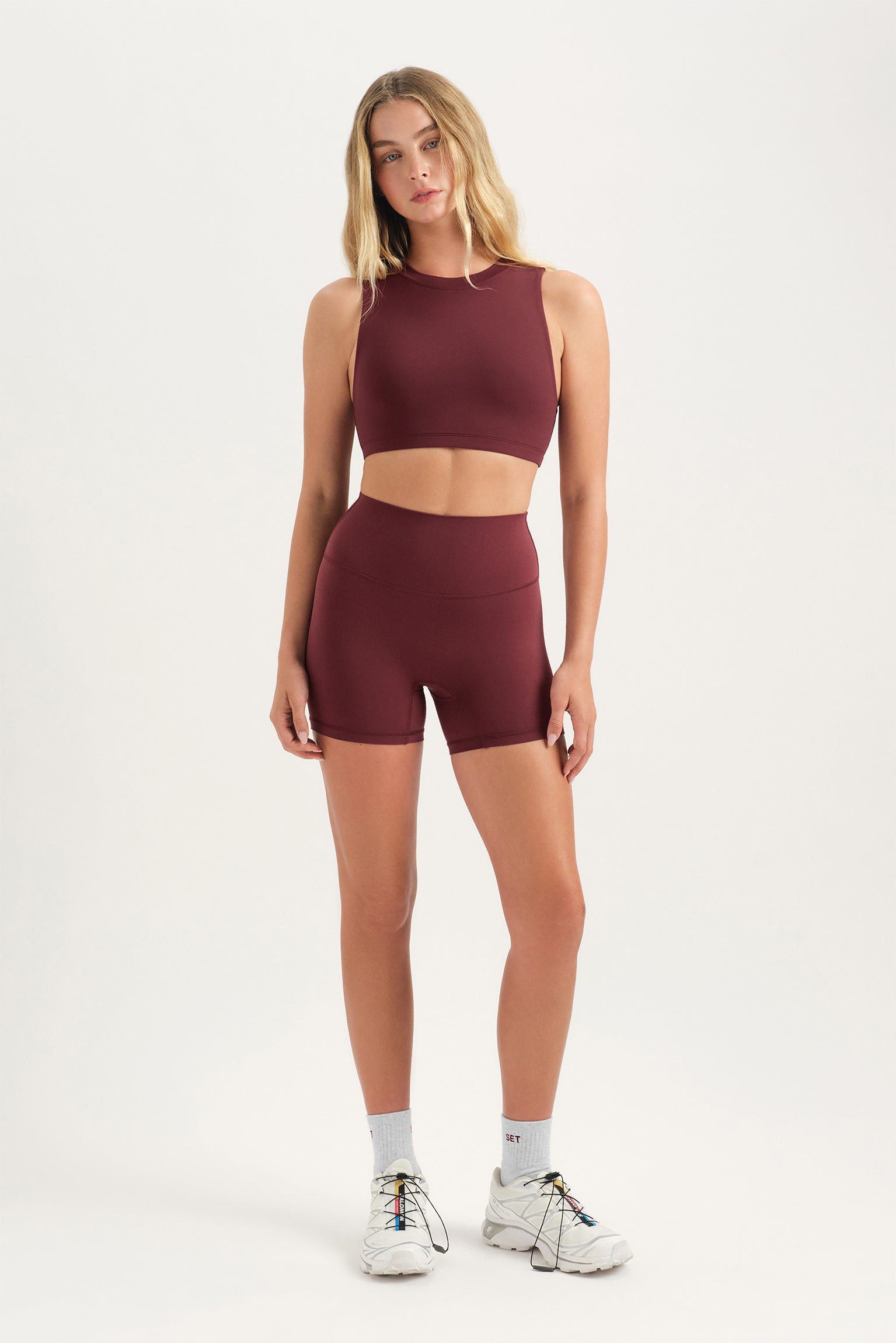 AIRLUXE BREATHE CROP LEAN BRA - SAHARA - Image 3