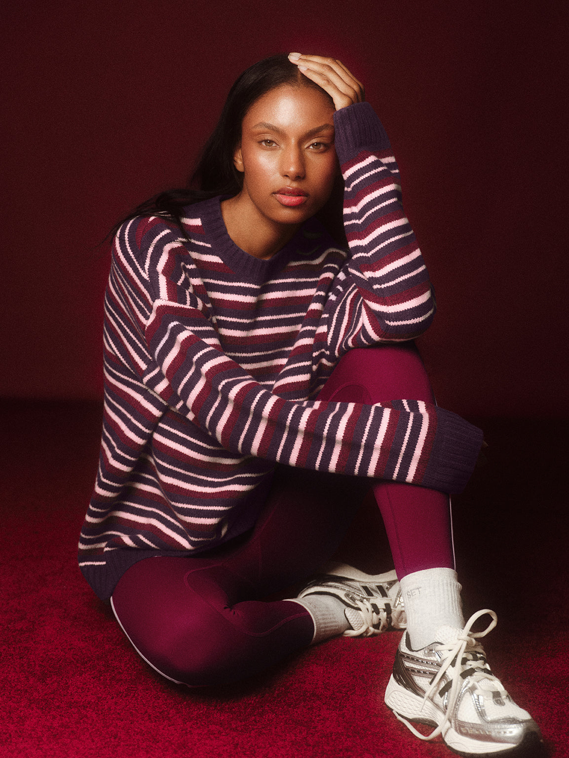 STUDIO KNIT STUDIO KNIT CREWNECK - POPPY