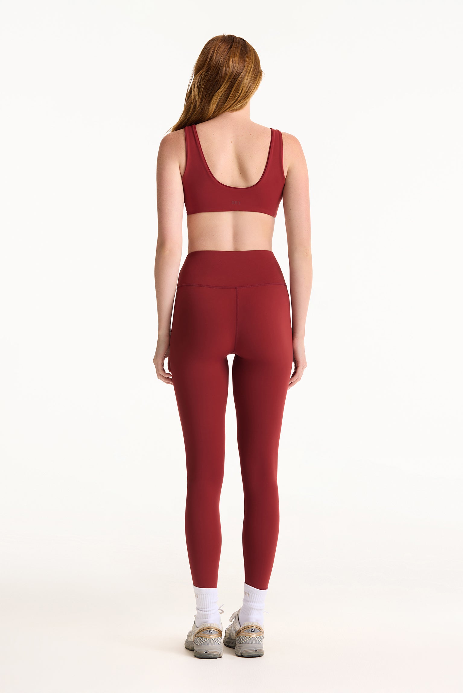 AIRLUXE BREATHE CONTRAST WRAP BRA - SNAPPER - Image 3