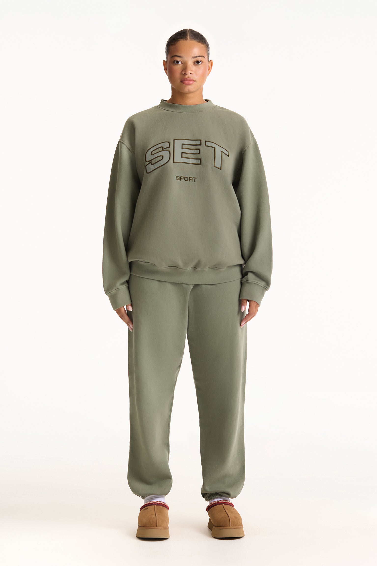 MIDWEIGHT SWEATS STAPLE SET CREWNECK - KELP - Image 3