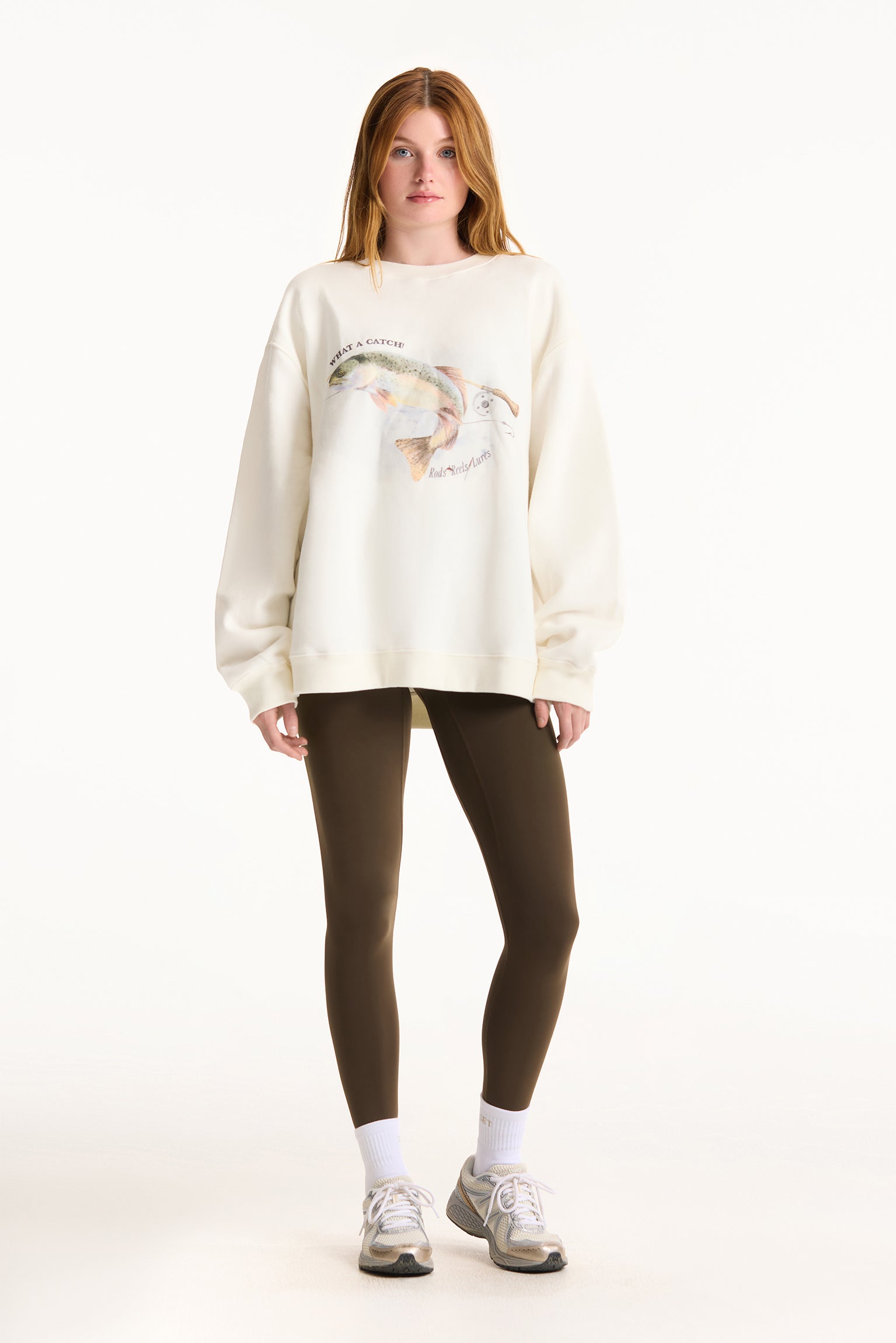 MIDWEIGHT SWEATS STAPLE GENERAL STORE CREWNECK - SEASHELL - Image 4