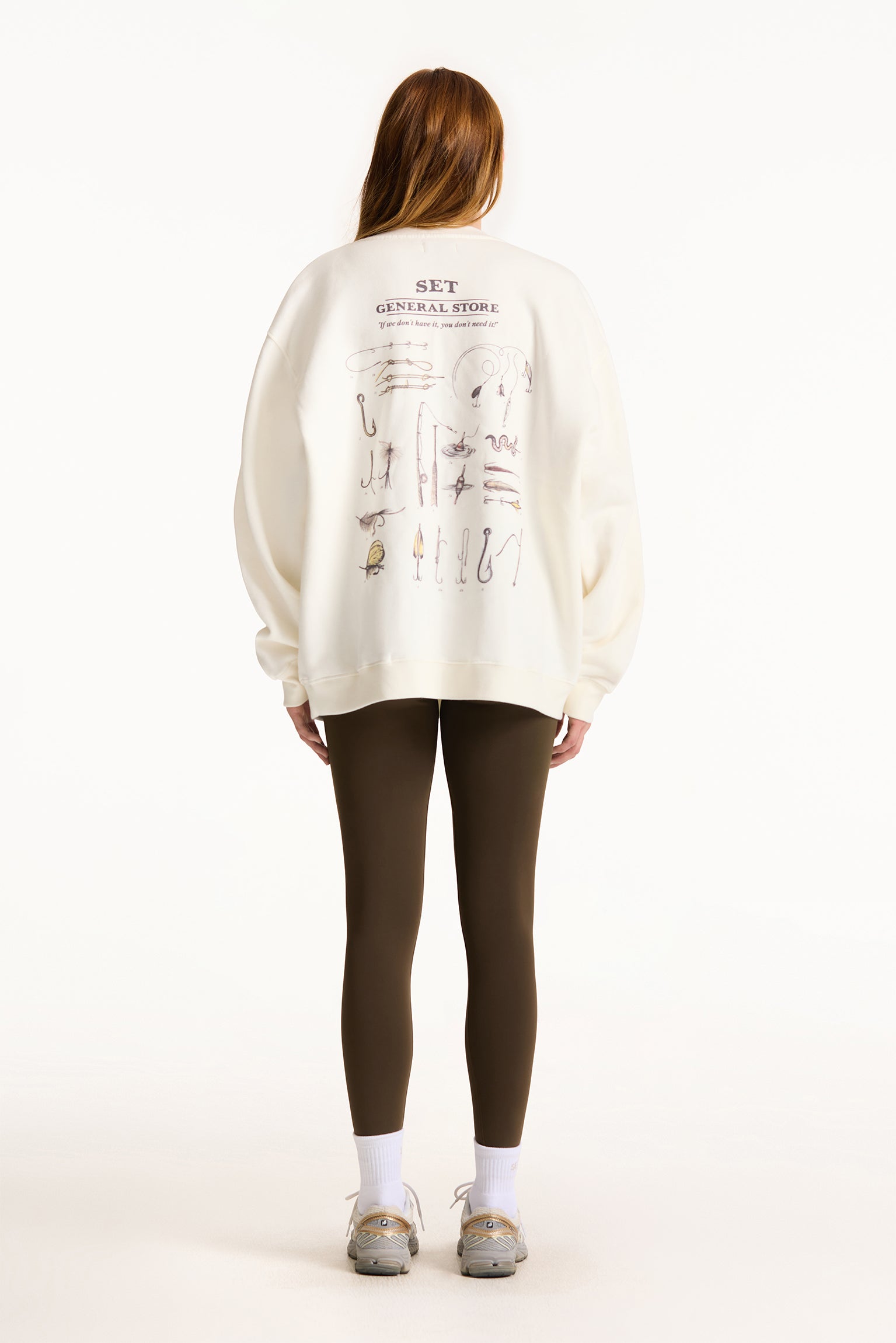 MIDWEIGHT SWEATS STAPLE GENERAL STORE CREWNECK - SEASHELL - Image 5