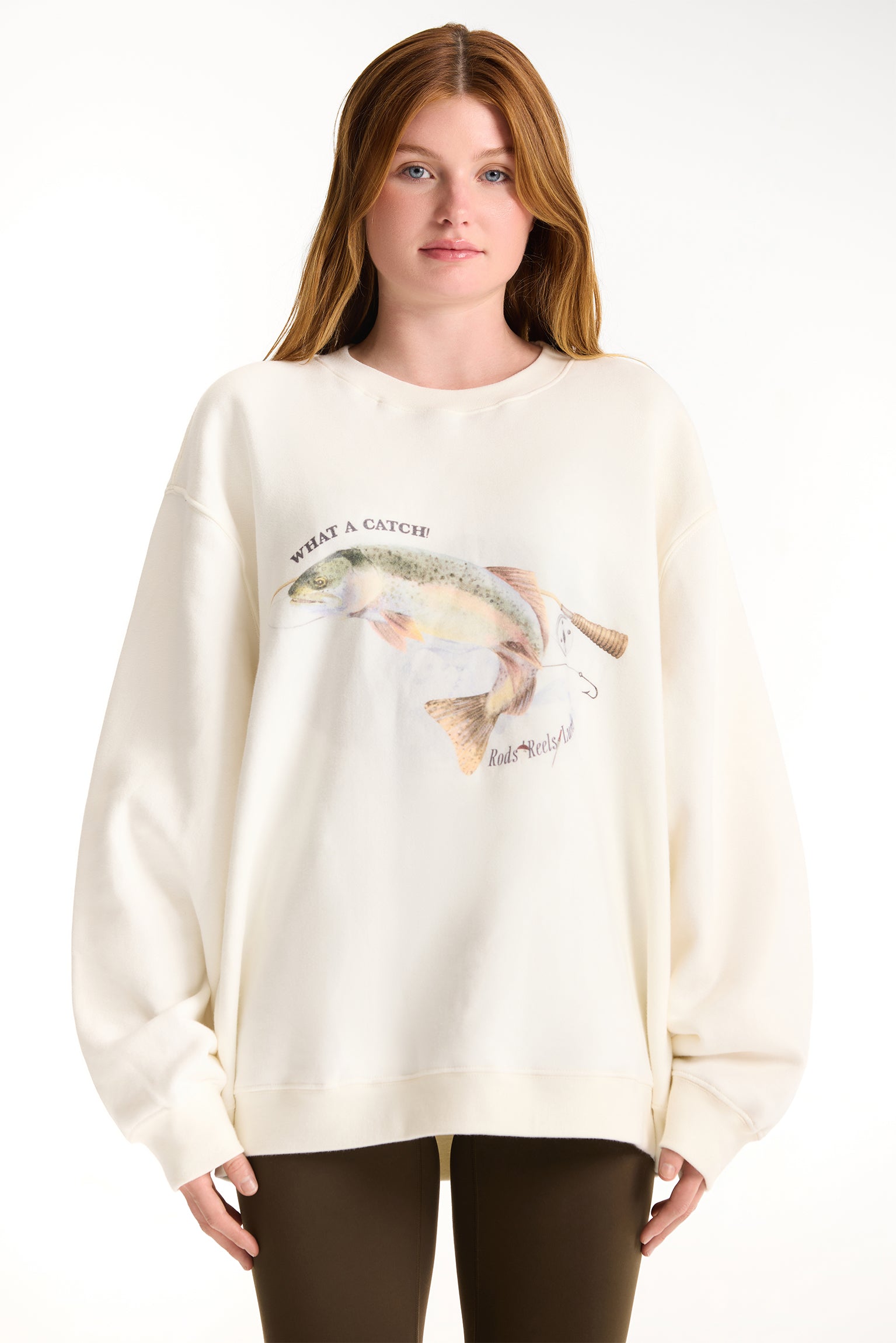MIDWEIGHT SWEATS STAPLE GENERAL STORE CREWNECK - SEASHELL