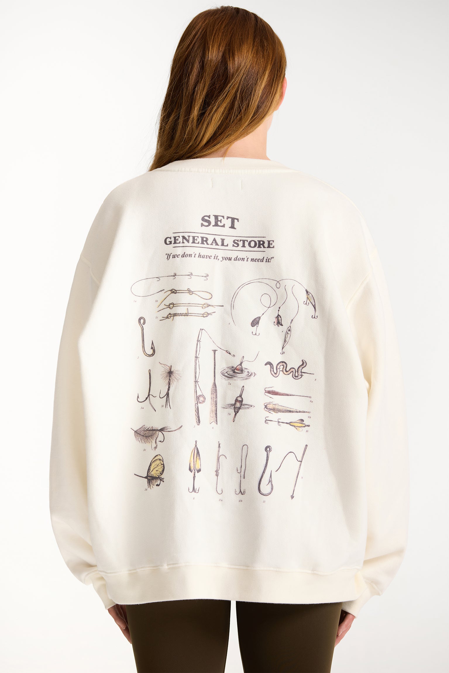 MIDWEIGHT SWEATS STAPLE GENERAL STORE CREWNECK - SEASHELL - Image 3